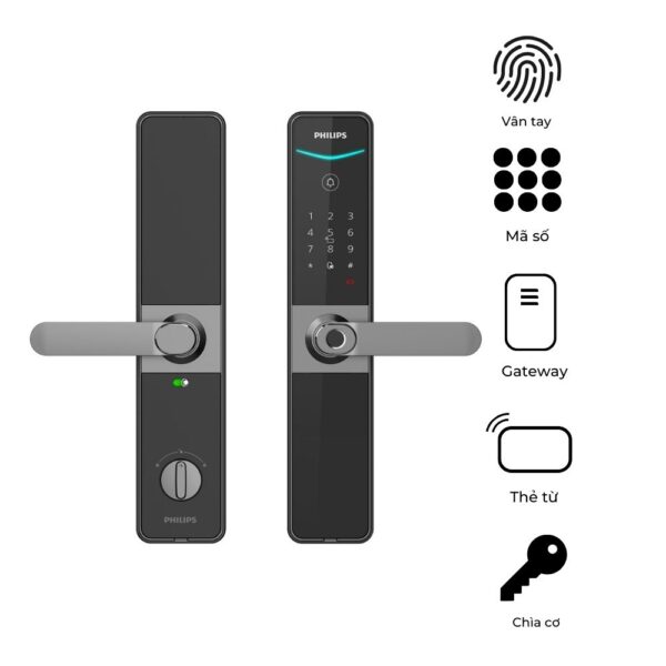Philips DDL610 – Khóa cửa thông minh cao cấp, bảo mật toàn diện