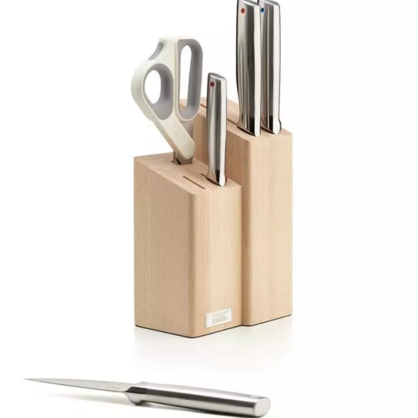 Bộ Dao Kéo Inox Joseph Elevate Wood 5 món – 008807