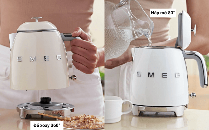 Ấm siêu tốc mini SMEG KLF05 0,8 L 32 am sieu toc smeg mini klf05 2