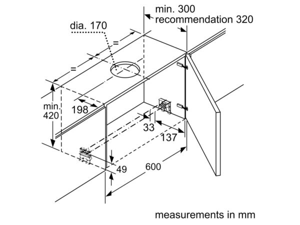 Máy hút mùi Bosch DFS097A51B Serie 4 (90cm)