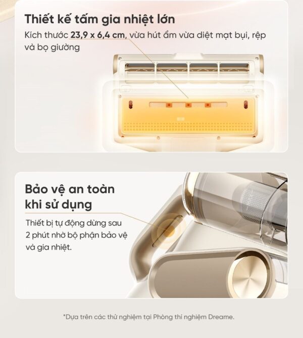 Máy hút bụi giường nệm Dreame D20 Pro