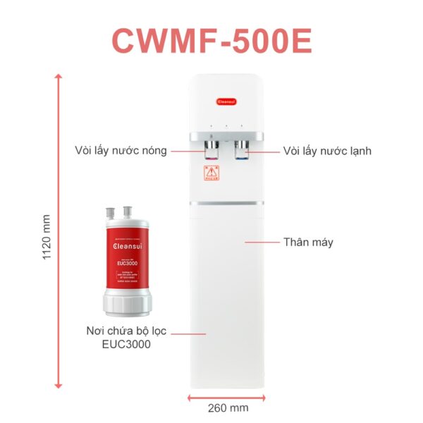 Máy lọc nước Mitsubishi Cleansui Nóng Lạnh CWMF-500E