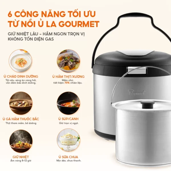 Nồi ủ La Gourmet 4,5L