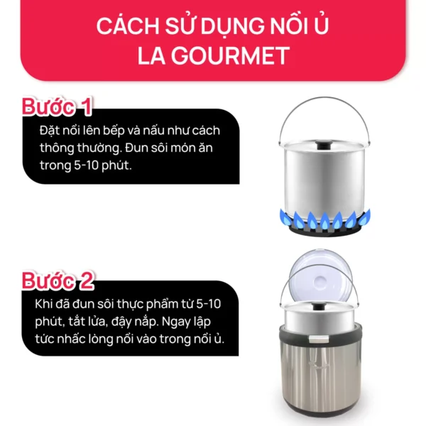 Nồi ủ La Gourmet 4,5L