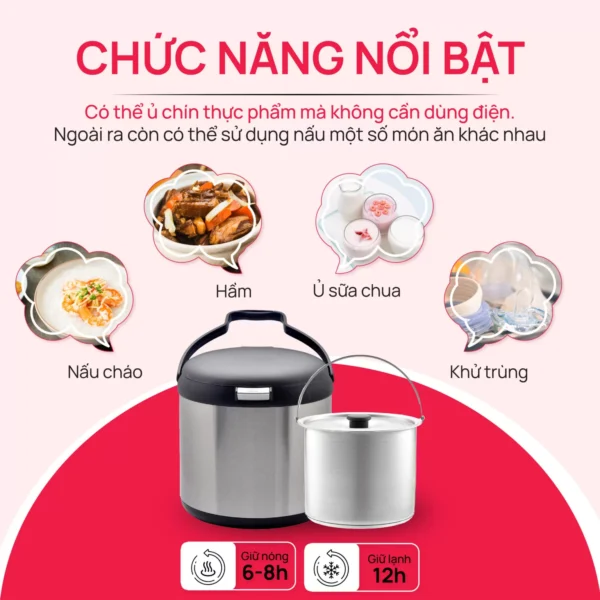 Nồi ủ La Gourmet 4,5L