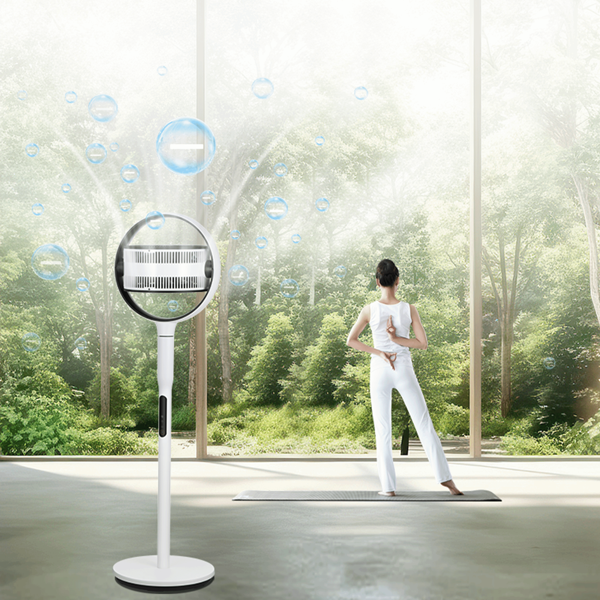 Quạt đối lưu không khí Toshiba F-DSC80XVN(W) 37 quat doi luu khong khi toshiba f dsc80xvnw 2