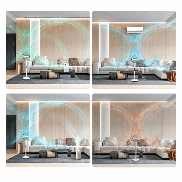 Quạt đối lưu không khí Toshiba F-DSC80XVN(W)