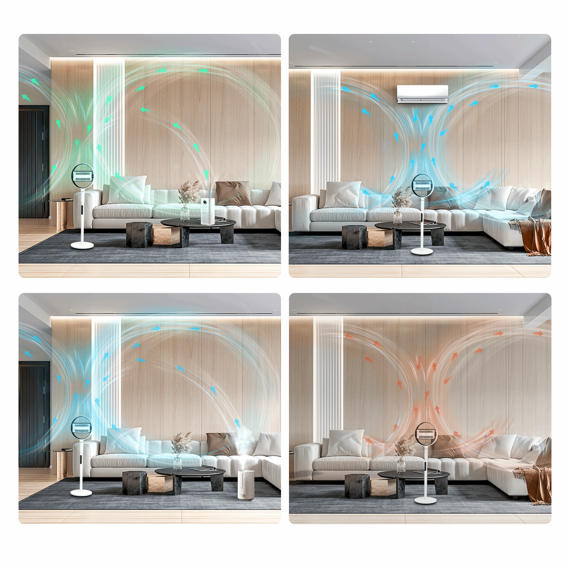 Quạt đối lưu không khí Toshiba F-DSC80XVN(W) 39 quat doi luu khong khi toshiba f dsc80xvnw 4