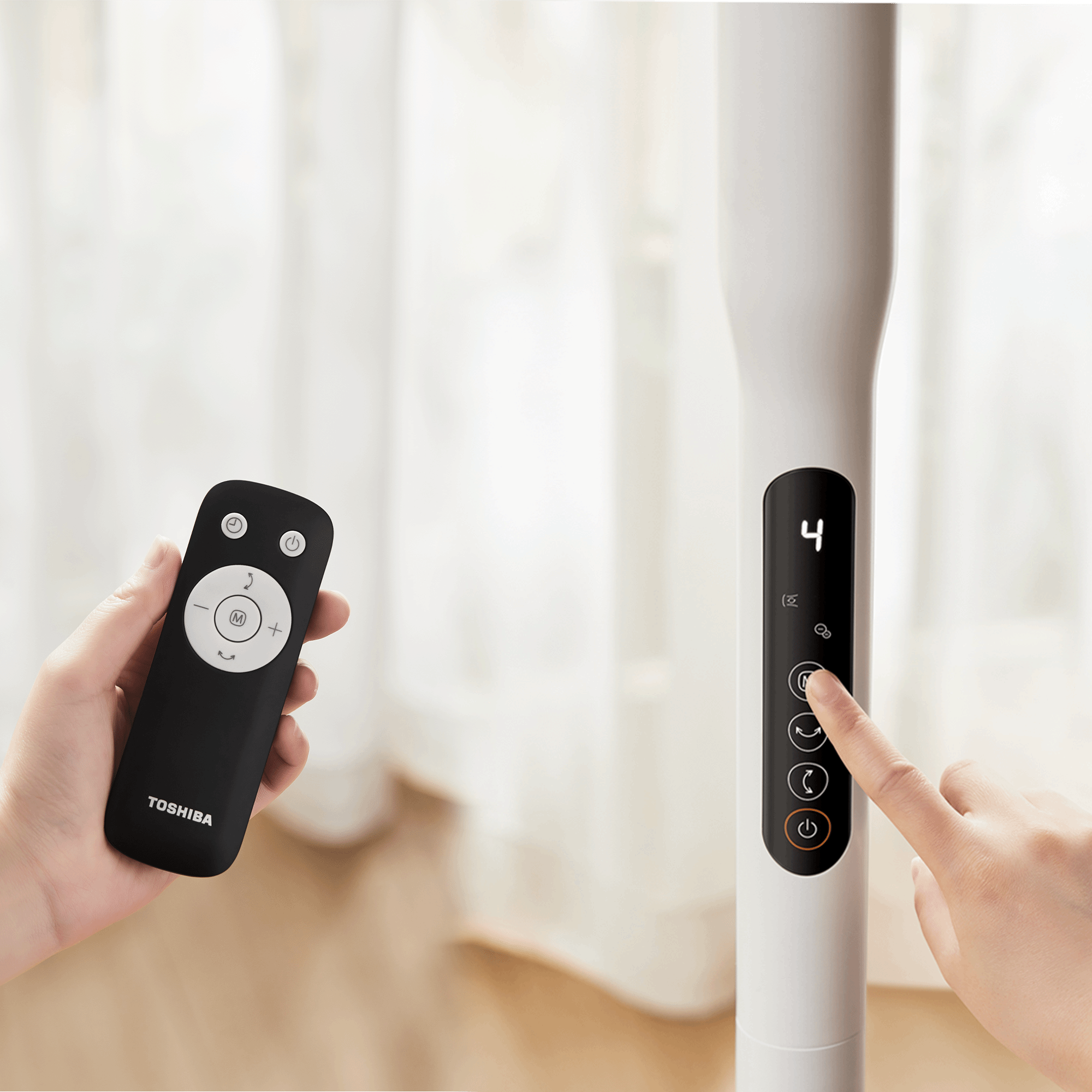 Quạt đối lưu không khí Toshiba F-DSC80XVN(W) 40 quat doi luu khong khi toshiba f dsc80xvnw 7