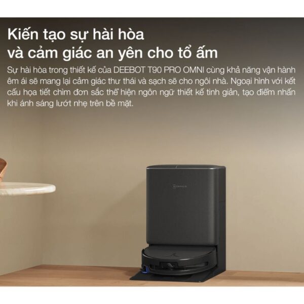 Robot hút bụi lau nhà Ecovacs T90 Pro Omni