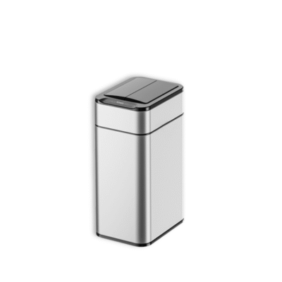 Thùng rác cảm biến ELPHECO mở hai cánh có kẹp giữ túi rác 30L