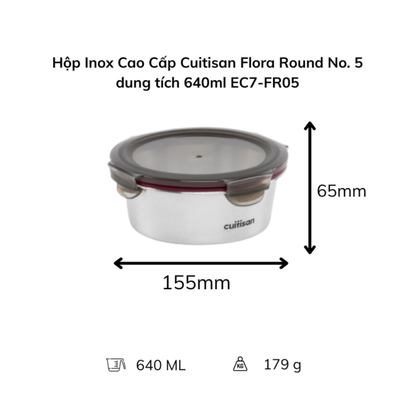 Combo “Vẹn Tròn” hộp inox Cuitisan Flora