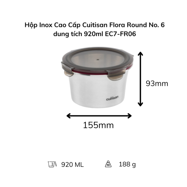 Combo “Vẹn Tròn” hộp inox Cuitisan Flora