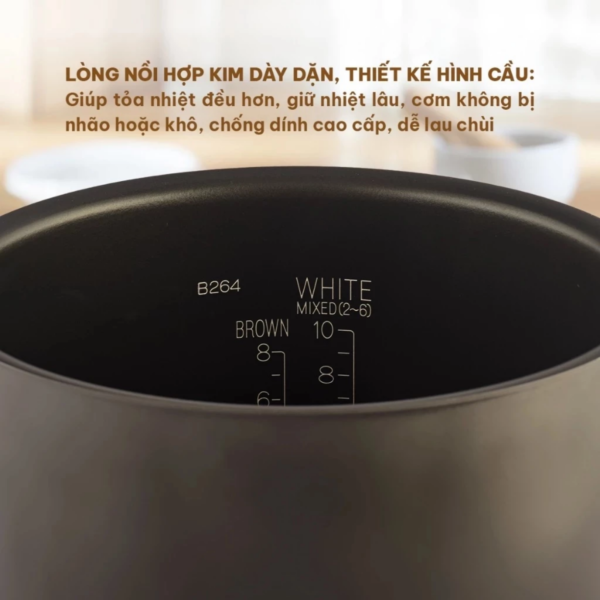 Nồi cơm cao tần điện tử Zojirushi NP-HBQ10-XA 1.0L