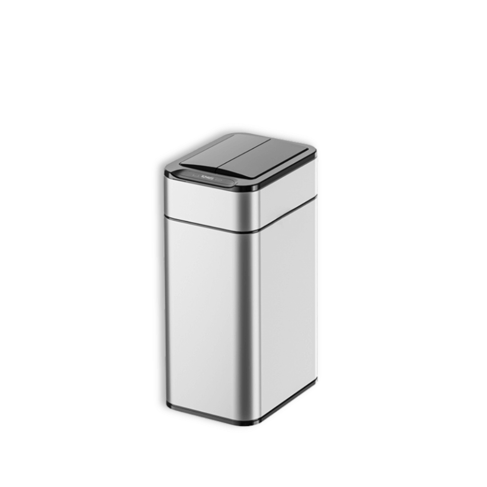 Thùng rác cảm biến ELPHECO mở hai cánh có kẹp giữ túi rác 30L