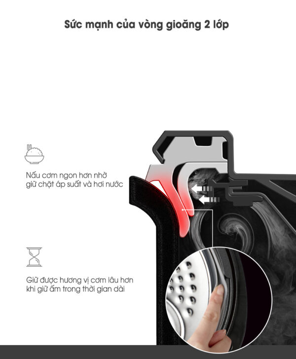 Nồi cơm điện cao tần cuckoo CRP-CHAS109FW 1.8L (Lòng inox)