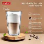 Bộ 2 cốc thủy tinh 2 lớp Bodum Canteen 10110-10