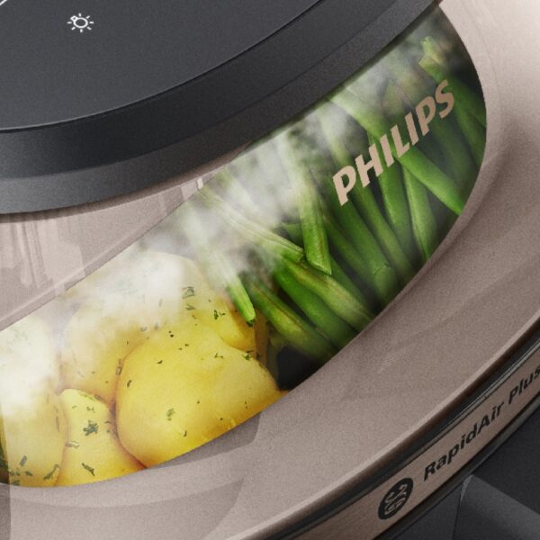 Nồi chiên không dầu kèm hấp Philips NA543/00 7,2L