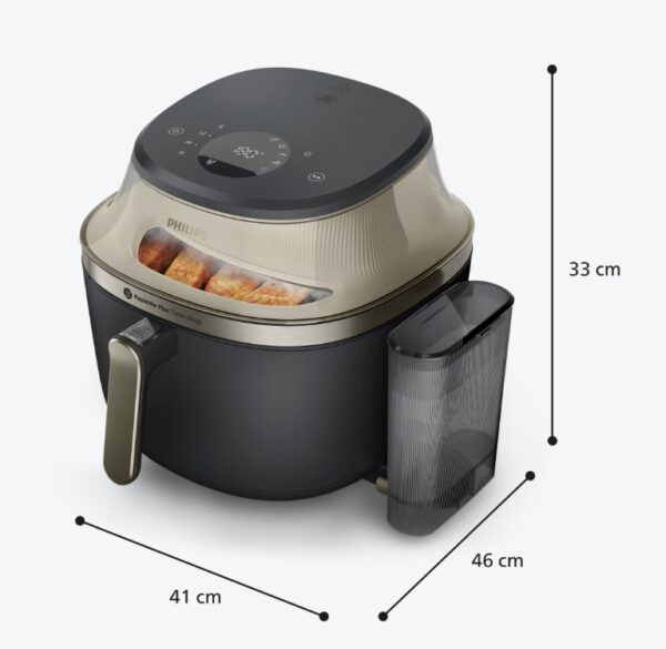 Nồi chiên không dầu kèm hấp Philips NA543/00 7,2L