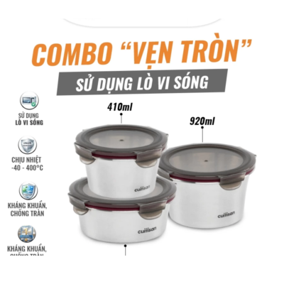 Combo Tứ Quý Cuitisan Flora Tròn