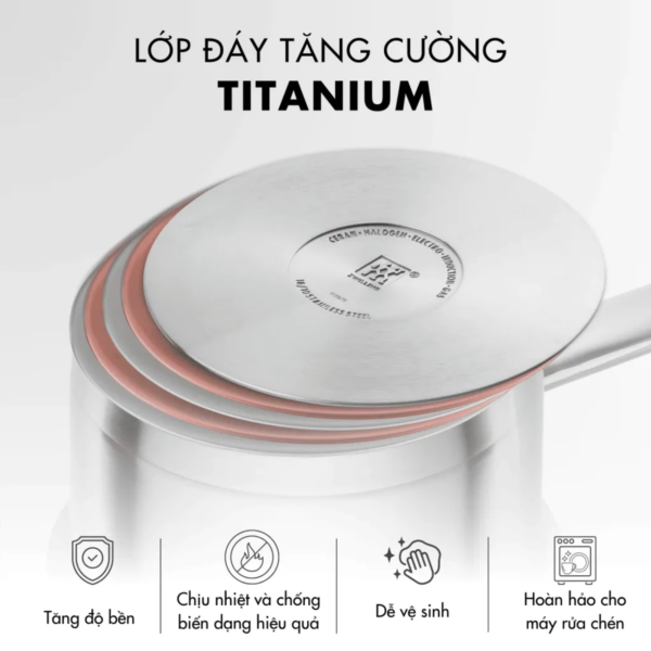 Bộ Nồi 5 Món ZWILLING Pro II Gồm Nồi Có Nắp Và Quánh