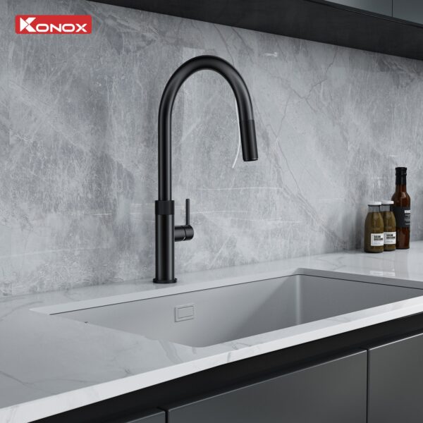 Vòi nước Konox Lasi Gun Metal