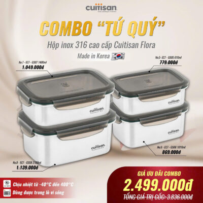 Combo Tứ Quý Cuitisan