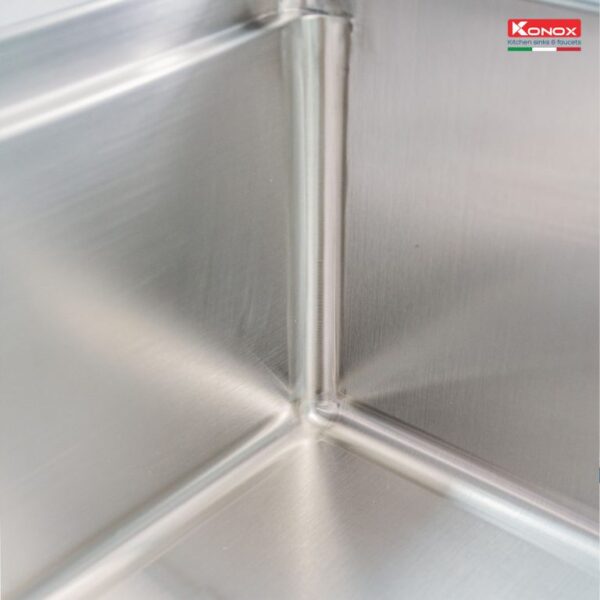 Chậu rửa chén Inox 1 hố Konox KN8051AS Curve