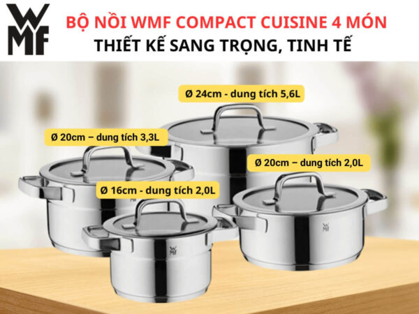 Bộ nồi WMF Inspiration 5 món