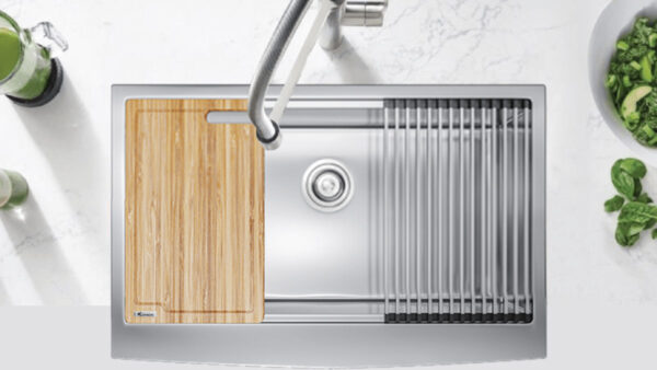 Chậu rửa chén Inox 1 hố Konox KN8051AS Curve