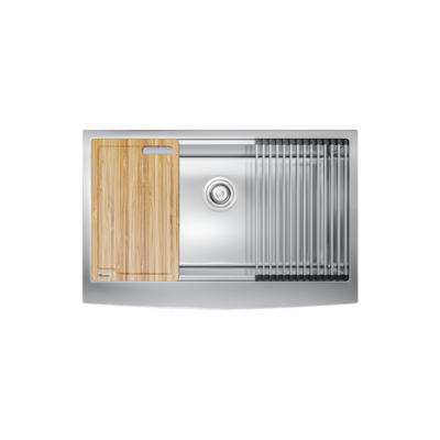 Chậu rửa chén Inox 1 hố Konox KN8051AS Curve