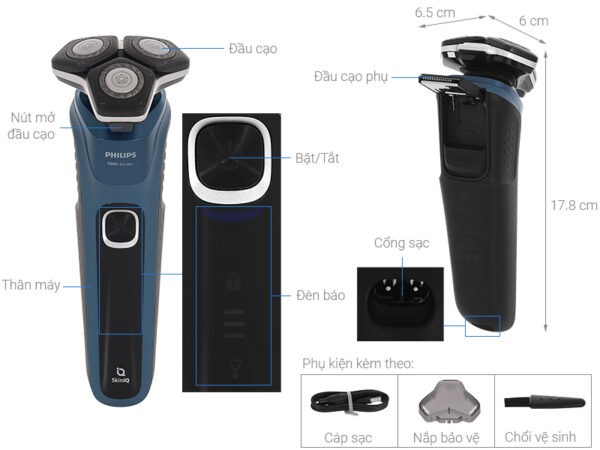 Máy cạo râu khô và ướt Philips X5880/20 series 5000X (Philips Shaver)