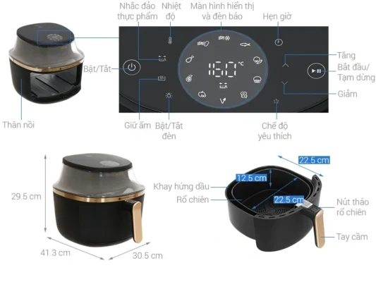 noi chien khong dau philips na332 00 1 1