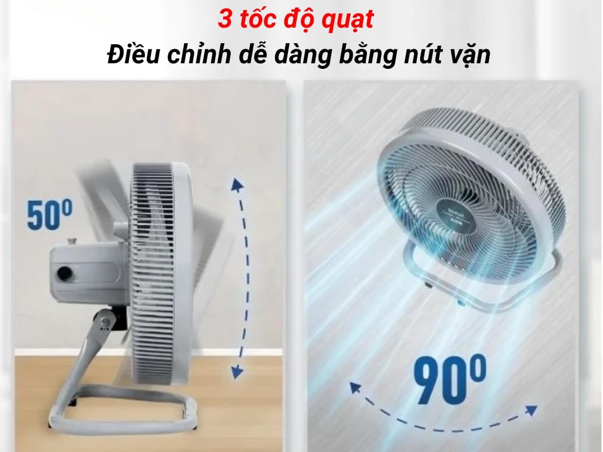 Quạt sàn Tefal Turbo Silence Plus VH686790 6 cánh – Làm mát mạnh mẽ, vận hành êm ái 39 quat san tefal silence plus vh686790 3