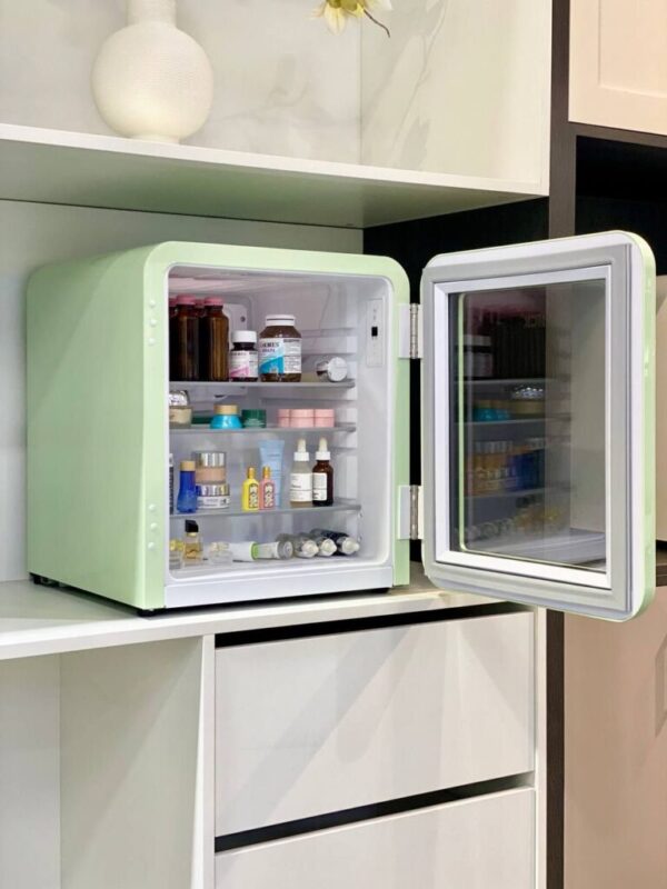 Tủ lạnh HCK 48L mặt kính không tay nắm