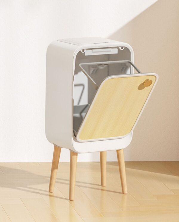 Thùng rác Elpheco 20L mở 2 cánh có chân