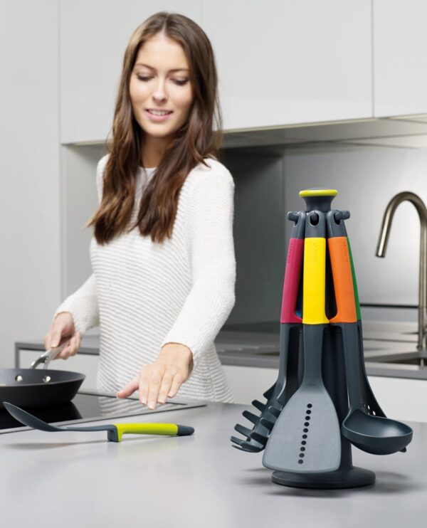 Bộ 6 Dụng Cụ Nấu Ăn Đế Xoay 360 Độ Joseph Joseph Elevate
