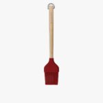Cọ Quét (Basting Brush) KitchenAid (Đầu Silicone, Tay cầm Gỗ Bạch Dương, Màu Đỏ Empire)|