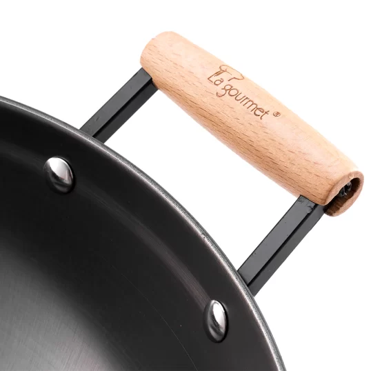 Chảo gang hai tay cầm La Gourmet Nitrigan 36cm