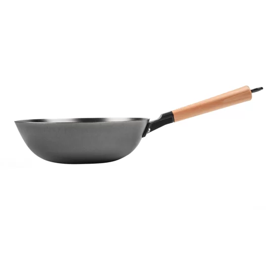 Chảo gang La Gourmet cán gỗ 24cm-367556