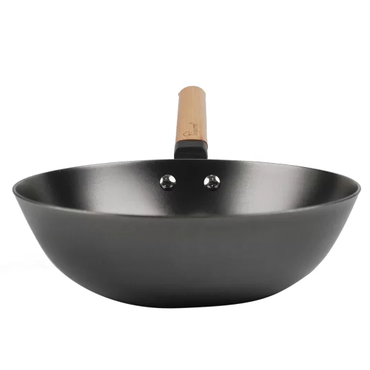 Chảo gang La Gourmet cán gỗ 24cm-367556