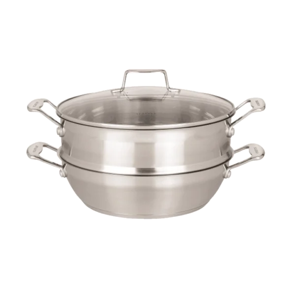 Chảo IM Sâu Lòng Kèm Vỉ Hấp 28cm