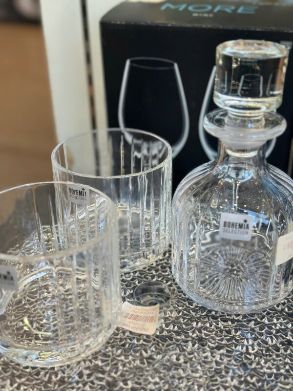 Bộ Bình Rượu Whisky 3 Món Bohemia