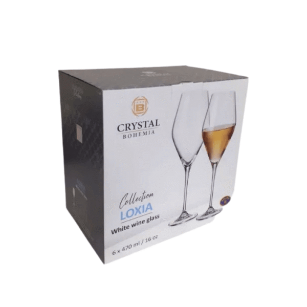 Bộ Ly Vang Đỏ Bohemia Loxia Set 6 470ml
