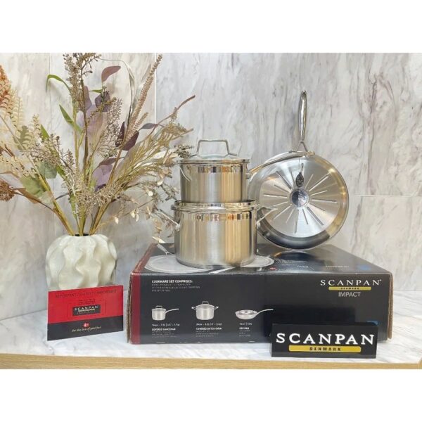 Bộ 3 Nồi Inox Scanpan 71030000