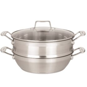 Chảo IM Sâu Lòng Kèm Vỉ Hấp 28cm