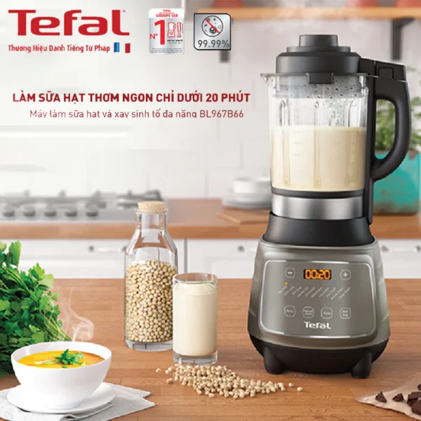Máy Xay Sinh Tố Và Làm Sữa Hạt Đa Năng Tefal BL967B66