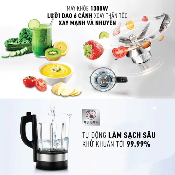 Máy Xay Sinh Tố Và Làm Sữa Hạt Đa Năng Tefal BL967B66