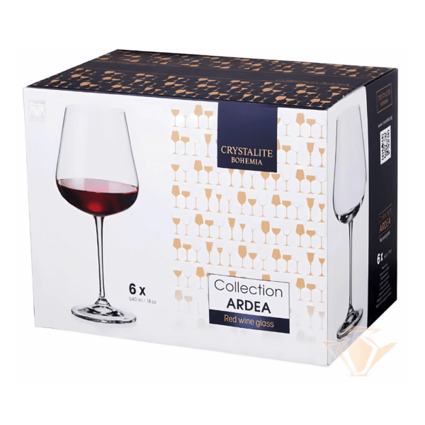Bộ Ly Vang Crystal Bohemia Ardea 540ml Set 6