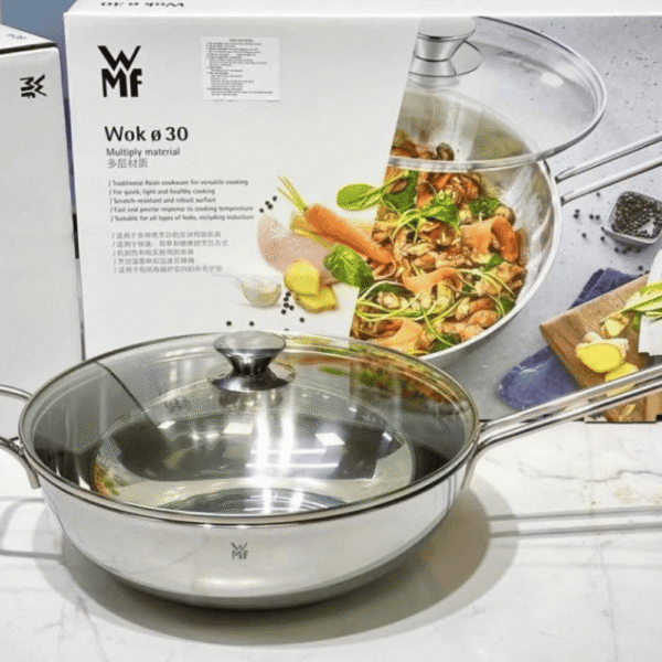 Chảo Inox WMF  Wok Pan 30cm